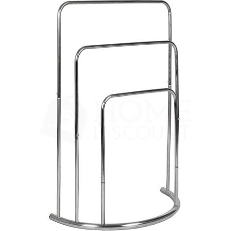 3 Tier Towel Stand Curved Steel Bathroom Drying Rack 3 3 Tier Towel Stand Curved Steel Bathroom Drying Rack