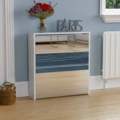 Folding Toilet Roll Holder Tissue Paper Storage, Silver -Comfort Bathroom Store 17767219 4