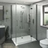 Mode Cooper 8mm Hinged Shower Enclosure With Stone Tray 900 X 760 -Comfort Bathroom Store 17786928 1