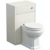 Orchard Dulwich Stone Ivory Back To Wall Unit And Traditional Toilet With White Wooden Seat -Comfort Bathroom Store 17787528 1
