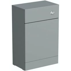Orchard Elsdon Stone Grey Slimline Back To Wall Toilet Unit 500mm