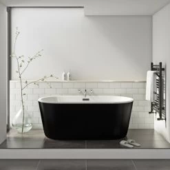 Mode Tate Black Freestanding Bath 1500 X 700 8 Mode Tate Black Freestanding Bath 1500 X 700 -Comfort Bathroom Store 17788125 2