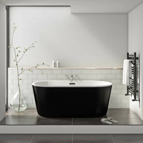 Mode Tate Black Freestanding Bath 1500 X 700 4 Mode Tate Black Freestanding Bath 1500 X 700 - Image 2