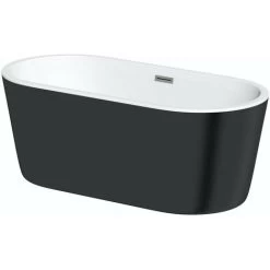 Mode Tate Black Freestanding Bath 1500 X 700 11 Mode Tate Black Freestanding Bath 1500 X 700 -Comfort Bathroom Store 17788125 5