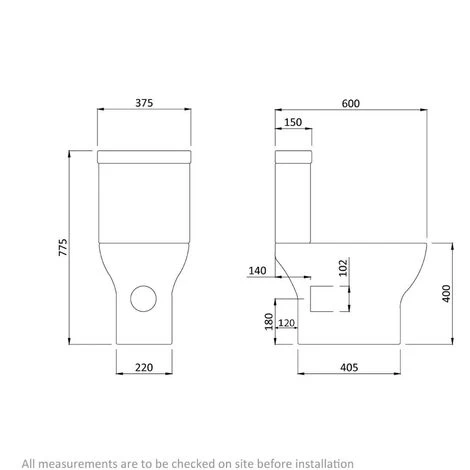 Orchard Derwent Round Compact Close Coupled Toilet With Luxury Slim Soft Close Seat 5 Orchard Derwent Round Compact Close Coupled Toilet With Luxury Slim Soft Close Seat - Image 3
