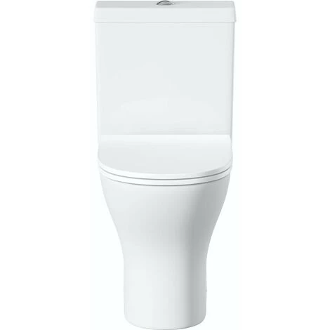 Orchard Derwent Round Compact Close Coupled Toilet With Luxury Slim Soft Close Seat 7 Orchard Derwent Round Compact Close Coupled Toilet With Luxury Slim Soft Close Seat - Image 5