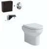 Orchard Wharfe Back To Wall Toilet With Soft Close Toilet Seat And Concealed Cistern Bottom Inlet -Comfort Bathroom Store 17789195 1