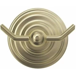 Accents 1805 Antique Gold Double Robe Hook -Comfort Bathroom Store 17791304 3
