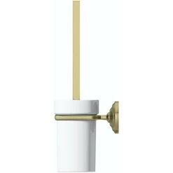 Accents 1805 Antique Gold Toilet Brush And Holder -Comfort Bathroom Store 17791315 4