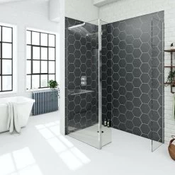 Mode 8mm Wet Room Glass Panel 400mm -Comfort Bathroom Store 17794570 5