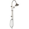 Retro Shower Column Wallmounted Rainfall + Handshower Antique Brass Finishing 2 Retro Shower Column Wallmounted Rainfall + Handshower Antique Brass Finishing -Comfort Bathroom Store 17887353 1