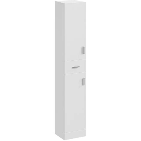 1900mm Gloss White Bathroom Furniture Tall Modern Cabinet Storage Unit 4 1900mm Gloss White Bathroom Furniture Tall Modern Cabinet Storage Unit - Image 2