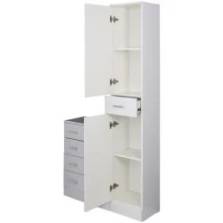 1900mm Gloss White Bathroom Furniture Tall Modern Cabinet Storage Unit 11 1900mm Gloss White Bathroom Furniture Tall Modern Cabinet Storage Unit -Comfort Bathroom Store 18016700 5