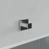Bathroom Towel Robe Hook Holder Chrome Square Wall Mounted Stylish Modern -Comfort Bathroom Store 18036429 1