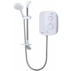 Triton Silent Thermostatic Electric Power Shower Bathroom White Chrome TAS2000SR -Comfort Bathroom Store 18204018 3