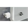 Bathroom Set Robe Hook Toilet Roll Holder Chrome Round Wall Mounted Stylish -Comfort Bathroom Store 18265485 1