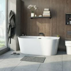 Mode Cooper Back To Wall Freestanding Bath 1700 X 800 -Comfort Bathroom Store 18640846 4