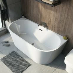 Mode Cooper Back To Wall Freestanding Bath 1700 X 800 -Comfort Bathroom Store 18640846 5
