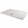 Modern Rectangle Shower Tray 1200 X 800mm Low Profile Slimline Lightweight White -Comfort Bathroom Store 18709930 1