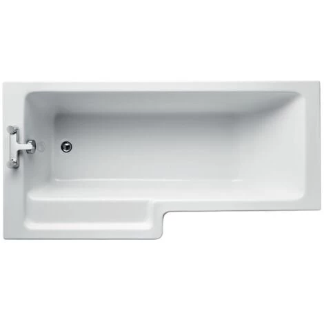 Ideal Standard Tempo Cube L-Shaped Shower Bath 1700mm X 700mm/850mm Left Handed 0 Tap Hole 3 Ideal Standard Tempo Cube L-Shaped Shower Bath 1700mm X 700mm/850mm Left Handed 0 Tap Hole