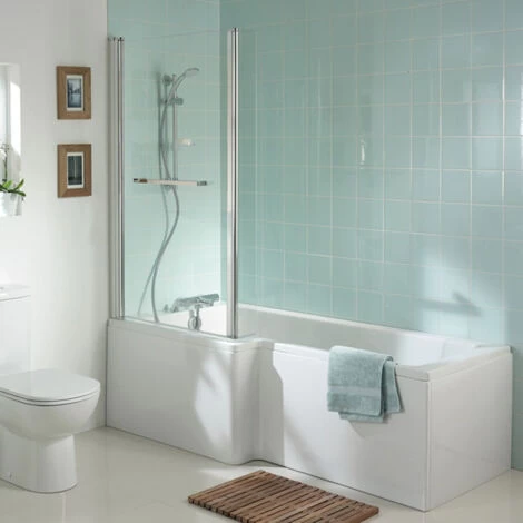 Ideal Standard Tempo Cube L-Shaped Shower Bath 1700mm X 700mm/850mm Left Handed 0 Tap Hole 5 Ideal Standard Tempo Cube L-Shaped Shower Bath 1700mm X 700mm/850mm Left Handed 0 Tap Hole - Image 3