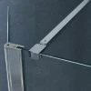 Shower Screen Support Bar Panel Fixed Glass To Wall Wet Room Enclosure 565 Mm -Comfort Bathroom Store 18778574 1