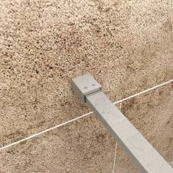 ELEGANT Walk In Shower Enclosure 8mm Easy Clean Glass Wetroom 1000mm Shower Screen Panel -Comfort Bathroom Store 19231654 5