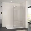 ELEGANT Wetroom 1000mm Shower Screen Panel Walk In Shower Enclosure 8mm Easy Clean Glass 1 ELEGANT Wetroom 1000mm Shower Screen Panel Walk In Shower Enclosure 8mm Easy Clean Glass -Comfort Bathroom Store 19231659 1