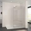 ELEGANT 900mm Walk In Wetroom Shower Enclosure 8mm Easy Clean Glass Frameless Shower Screen Panel 1 ELEGANT 900mm Walk In Wetroom Shower Enclosure 8mm Easy Clean Glass Frameless Shower Screen Panel -Comfort Bathroom Store 19231663 1