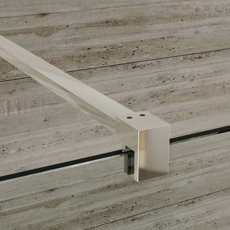 ELEGANT Walk In Shower Door 1000x1850mm Wet Room Screen Glass 6mm Tempered Safety Glass Panel 6 ELEGANT Walk In Shower Door 1000x1850mm Wet Room Screen Glass 6mm Tempered Safety Glass Panel - Image 4