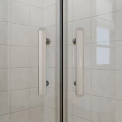ELEGANT 900 X 800 Mm Sliding Door Quadrant Shower Cubicle Enclosure -Comfort Bathroom Store 19231841 3