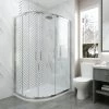 ELEGANT 900 X 800 Mm Quadrant Shower Enclosure Sliding Door Easy Clean Glass 1 ELEGANT 900 X 800 Mm Quadrant Shower Enclosure Sliding Door Easy Clean Glass -Comfort Bathroom Store 19231853 1