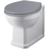 Bayswater Fitzroy Back To Wall Toilet Pan White (excluding Seat) -Comfort Bathroom Store 19453376 1