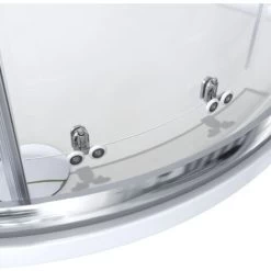 ELEGANT 1200 X 800 Mm Offset Quadrant Shower Enclosure Tempered Sliding Glass Cubicle Door -Comfort Bathroom Store 19480370 5