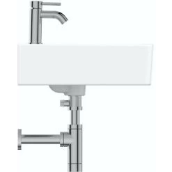 Ideal Standard Concept Cube 1 Tap Hole Wall Hung Basin 500mm -Comfort Bathroom Store 19857112 5