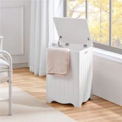 Yaheetech Bathroom Laundry Bin Basket For Bathroom/Laundry Bedroom,40x40x61cm