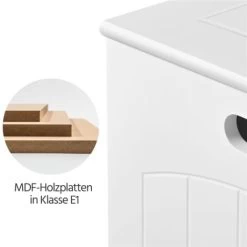 Yaheetech Bathroom Laundry Bin Basket For Bathroom/Laundry Bedroom,40x40x61cm -Comfort Bathroom Store 20228211 3