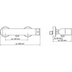 Shower Mixer IDROVIA Chrome SCHÜTTE -Comfort Bathroom Store 20293502 5
