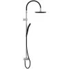 Overhead Shower Set MATAO RAIN Chrome-Matt Black SCHÜTTE -Comfort Bathroom Store 20293534 1