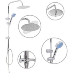 Hommoo Dual Head Shower Set With Hand Shower Stainless Steel VD06405 -Comfort Bathroom Store 20412596 2
