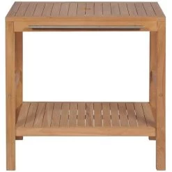 Hommoo Bathroom Vanity Cabinet Solid Teak 74x45x75 Cm VD12423 -Comfort Bathroom Store 20836047 3