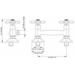 2-Handle Shower Mixer With Hand Shower ELK Chrome SCHÜTTE -Comfort Bathroom Store 20914806 3