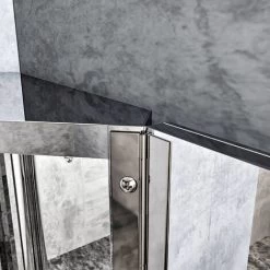 ELEGANT Stainless Steel Corner Cabinet Wall Mounted Bathroom Storage Cabinets Single Door With 3 Shelves 600 X 300 Mm -Comfort Bathroom Store 21538653 3