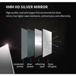 ELEGANT Stainless Steel Corner Cabinet Wall Mounted Bathroom Storage Cabinets Single Door With 3 Shelves 600 X 300 Mm -Comfort Bathroom Store 21538653 4