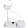 Outsunny 24L Portable Portable Hand Wash Sink Hand Washing Basin Water Tank HDPE -Comfort Bathroom Store 21659749 1