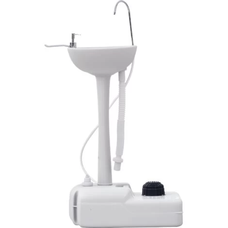 Outsunny Portable Camping Sink With Towel Holder & Soap Dispenser Hand Wash 3 Outsunny Portable Camping Sink With Towel Holder & Soap Dispenser Hand Wash