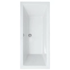 Synergy Berg Cubic 1700 X 700mm No Tap Holes Standard Finish Double Ended Bath