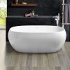 Freestanding Modern Double Ended Bath 1660mm - Olivia By Voda Design