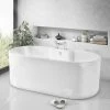 Freestanding Modern Double Ended Freestanding Bath 1700mm - Harlow By Voda Design -Comfort Bathroom Store 22294188 1