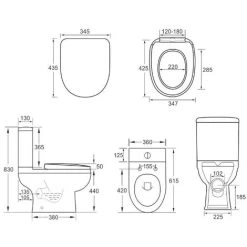 Raised Height Toilet -Comfort Bathroom Store 22297995 3